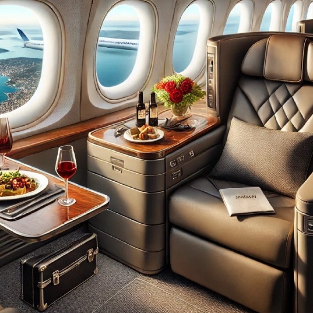 First Class Flights to Italy