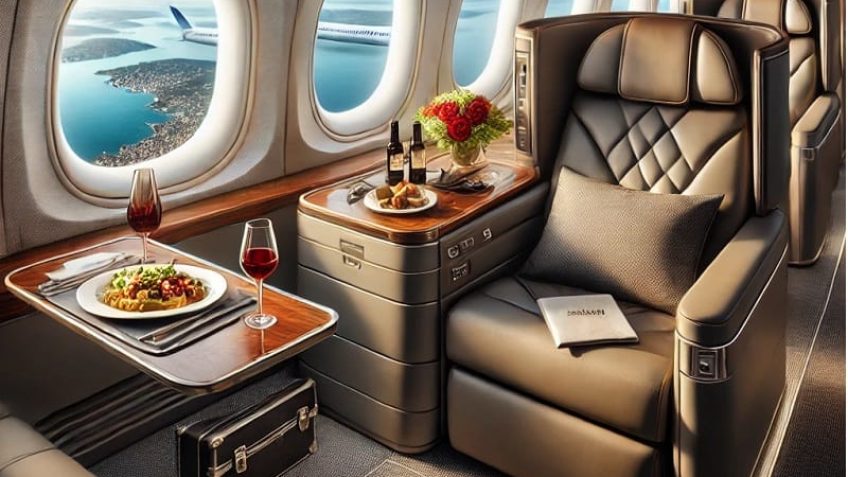 First Class Flights to Italy