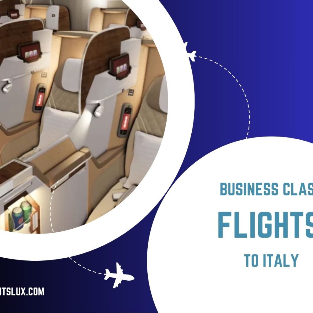 Business class flights to Italy