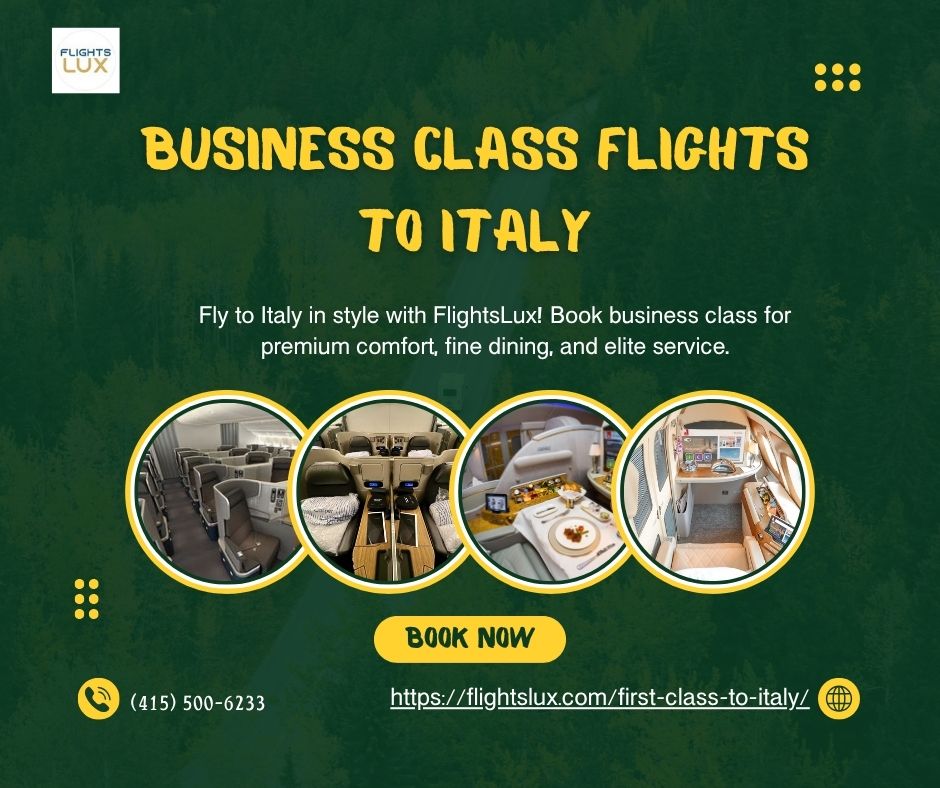 Cheap Business Class To Italy