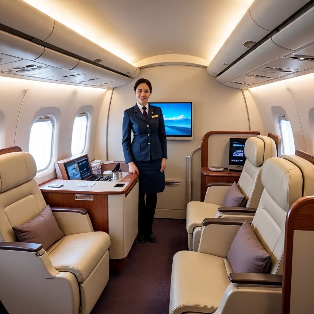 First Class To Qatar