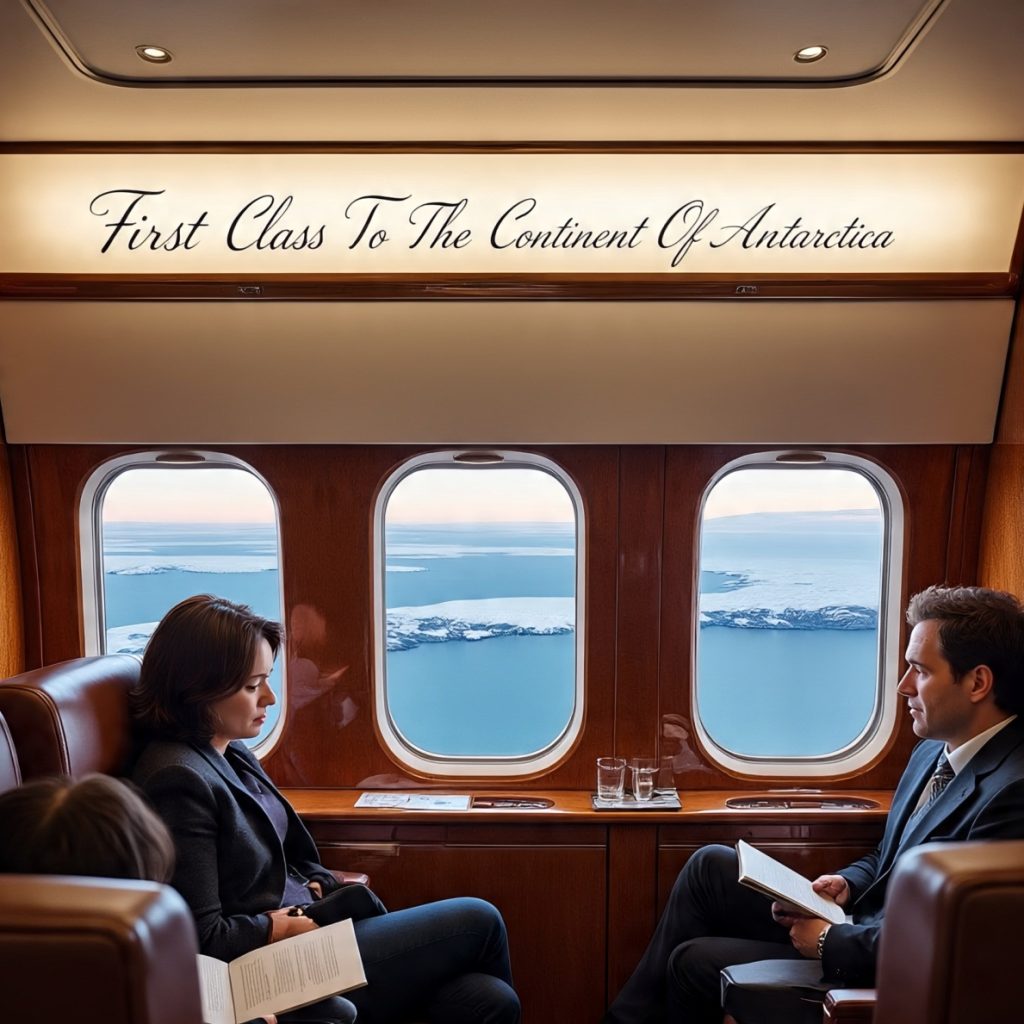 First Class To The Continent Of Antarctica
