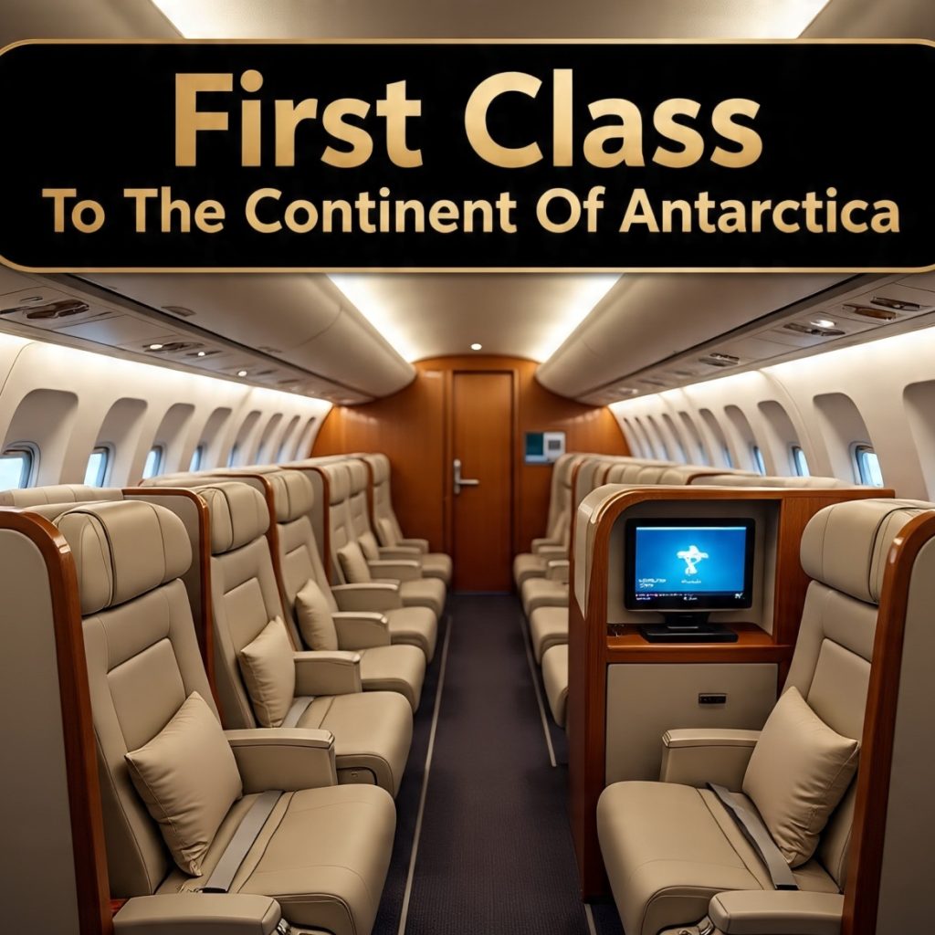 First Class To The Continent Of Antarctica