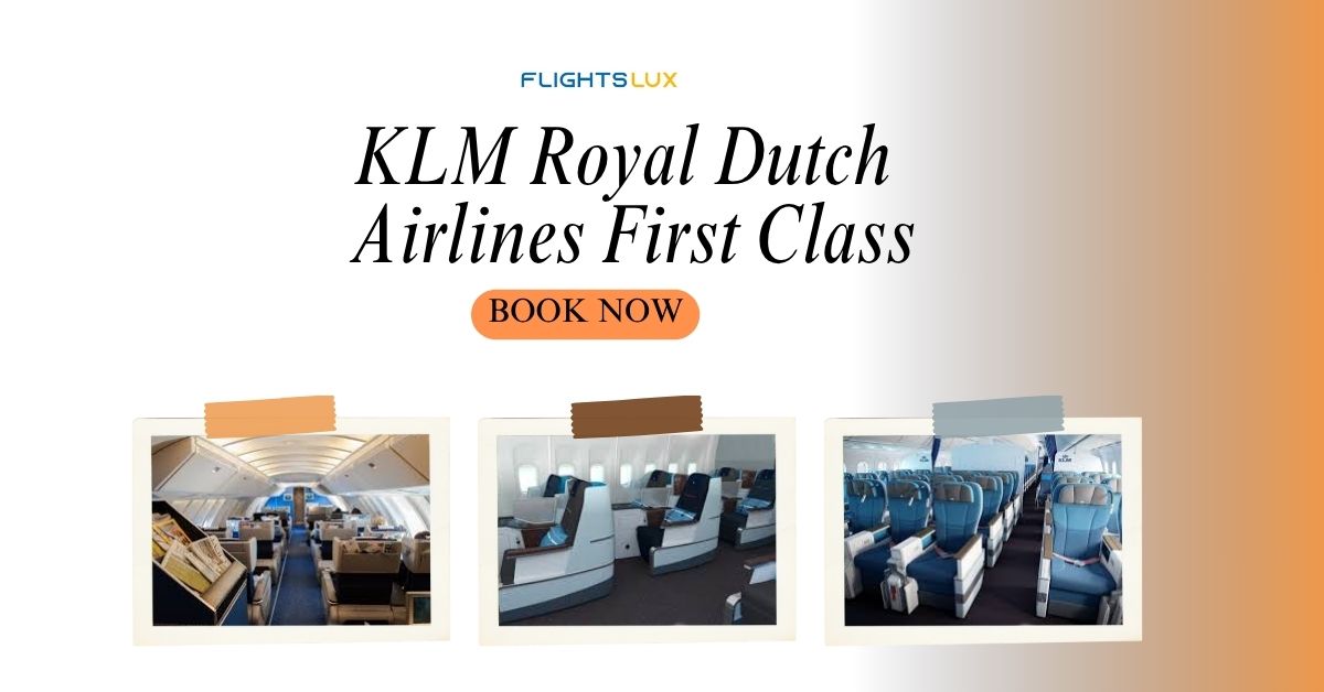 KLM Royal Dutch Airlines First Class 