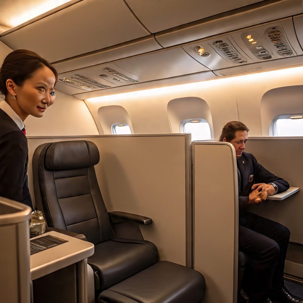 American Airlines Business Class Flight