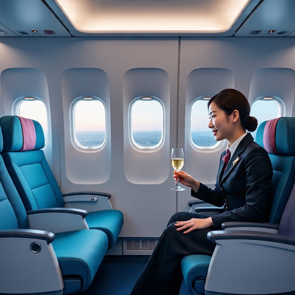 Business Class Flight To Korea