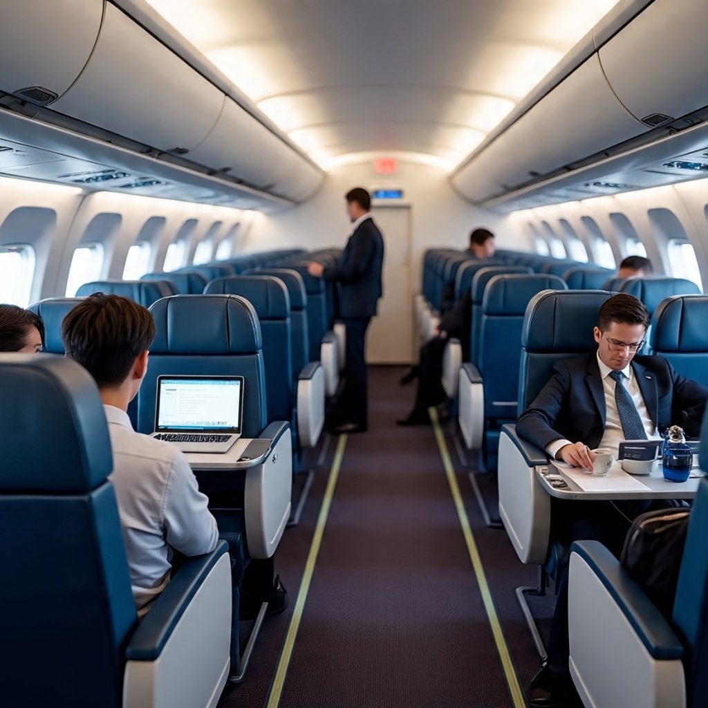 Business Class To Manchester, England