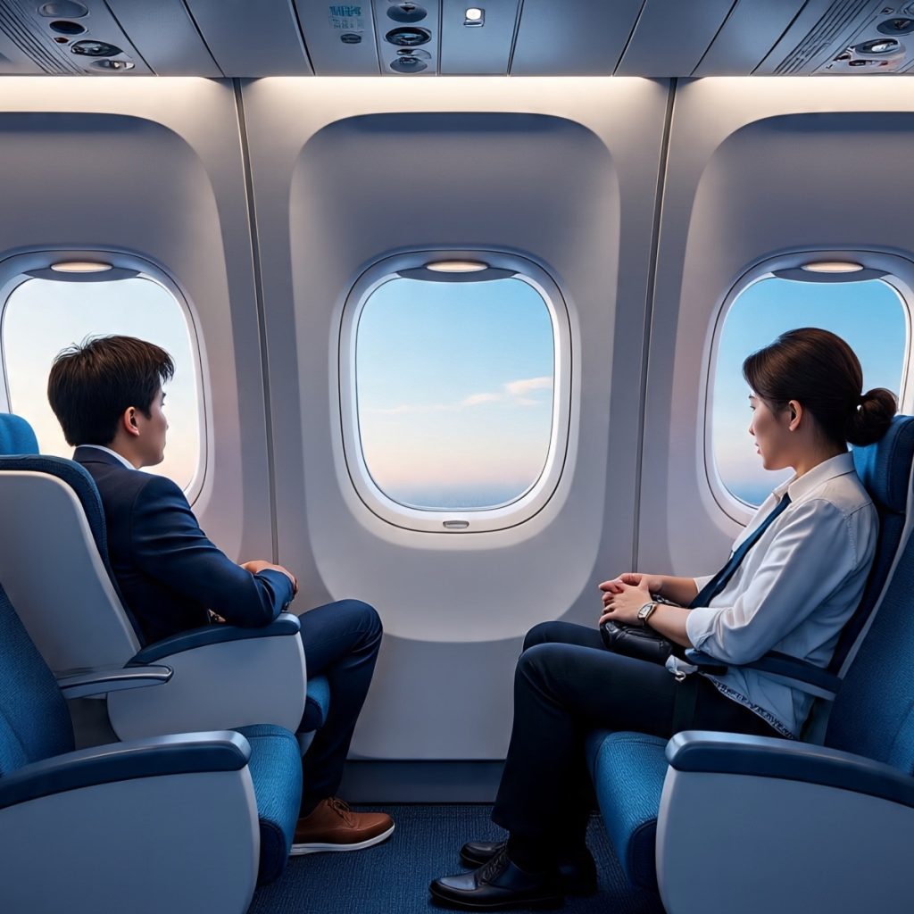 Business Class Flight to Asia