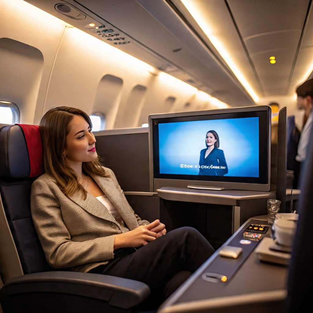 Business Class Flight to Great Britain