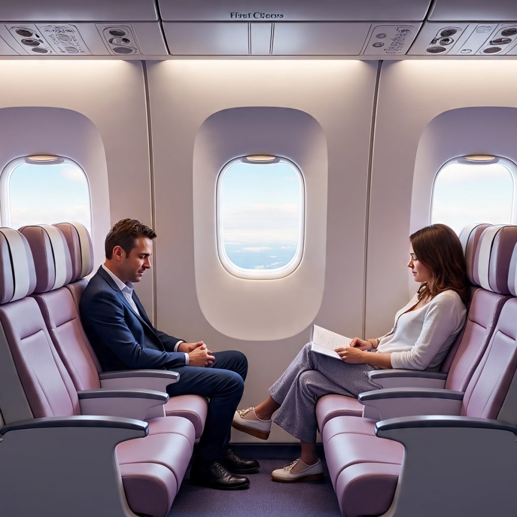 First Class To Madrid