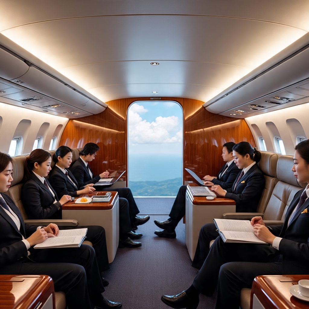 First Class To Seoul South Korea