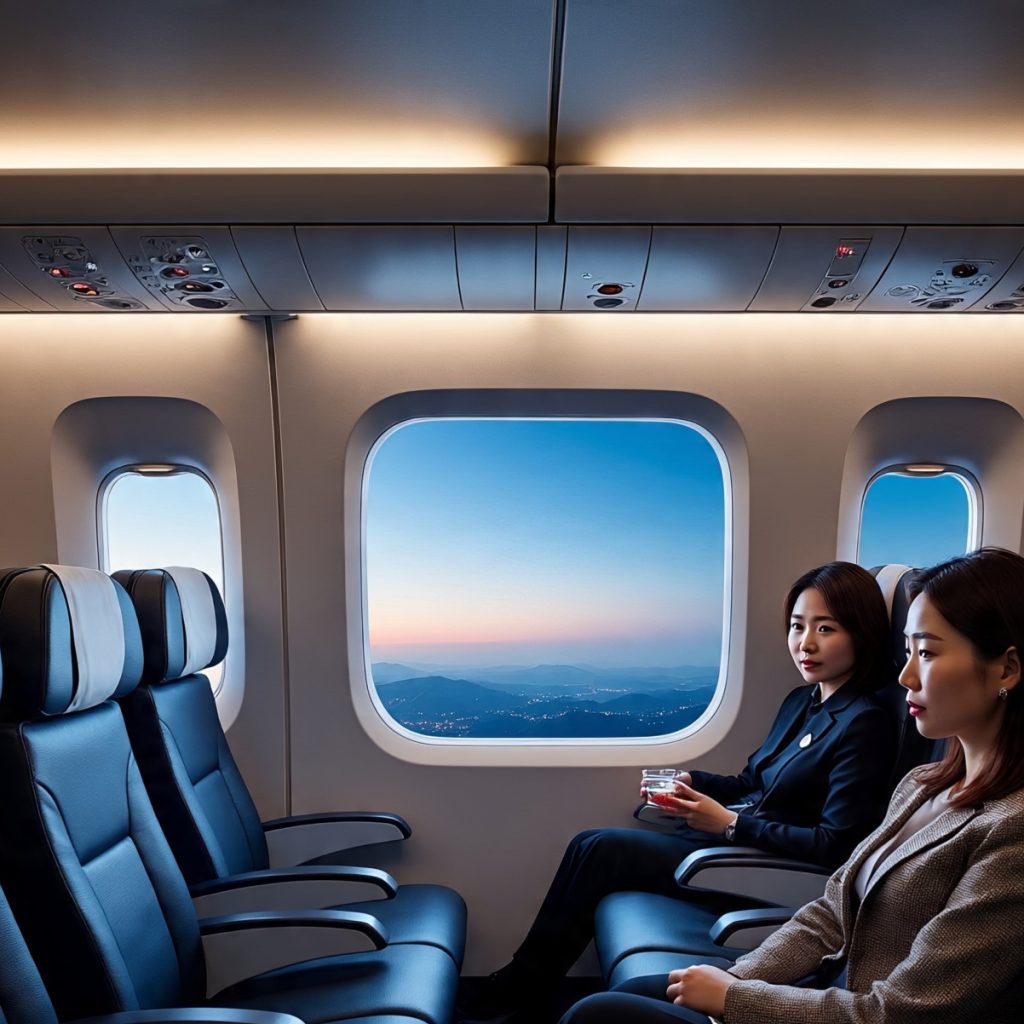First Class To Seoul South Korea