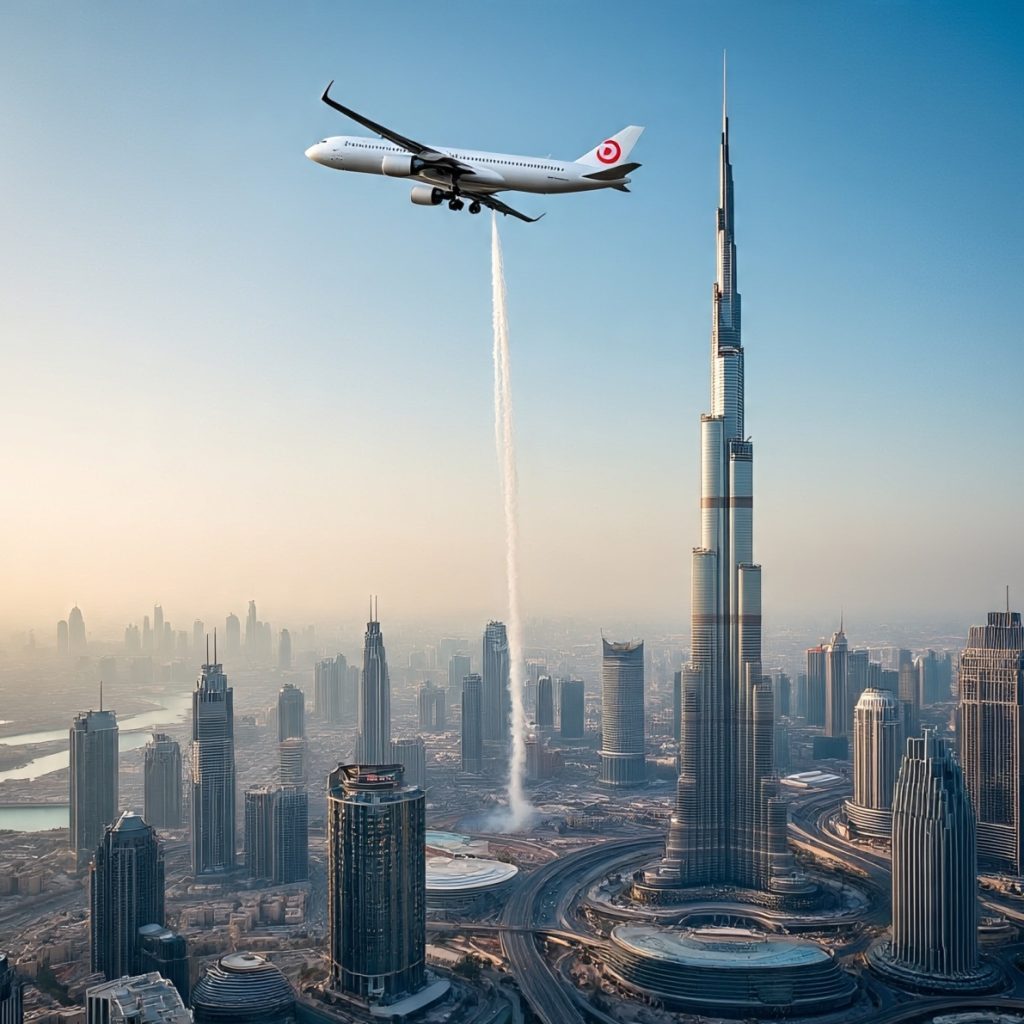 First Class Flight to Dubai
