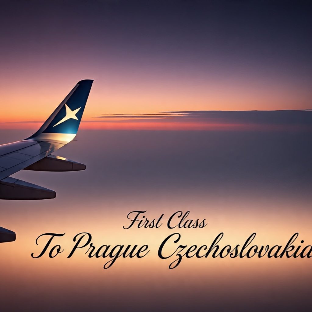 First Class To Prague Czechoslovakia