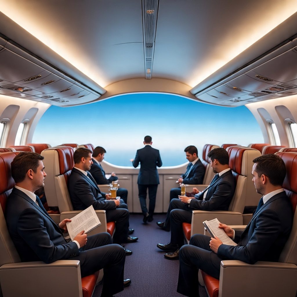 First Class Flight To The United Arab Emirates