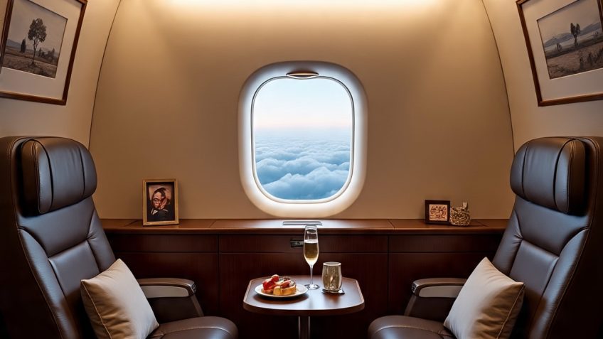First Class To Madrid