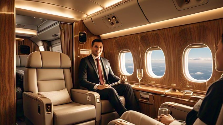 United Air First Class Amenities