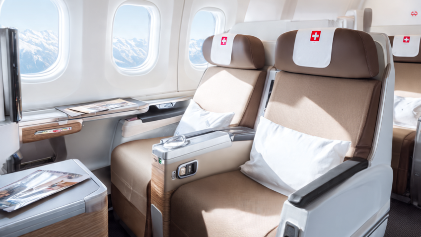 Business Class On Swiss Air