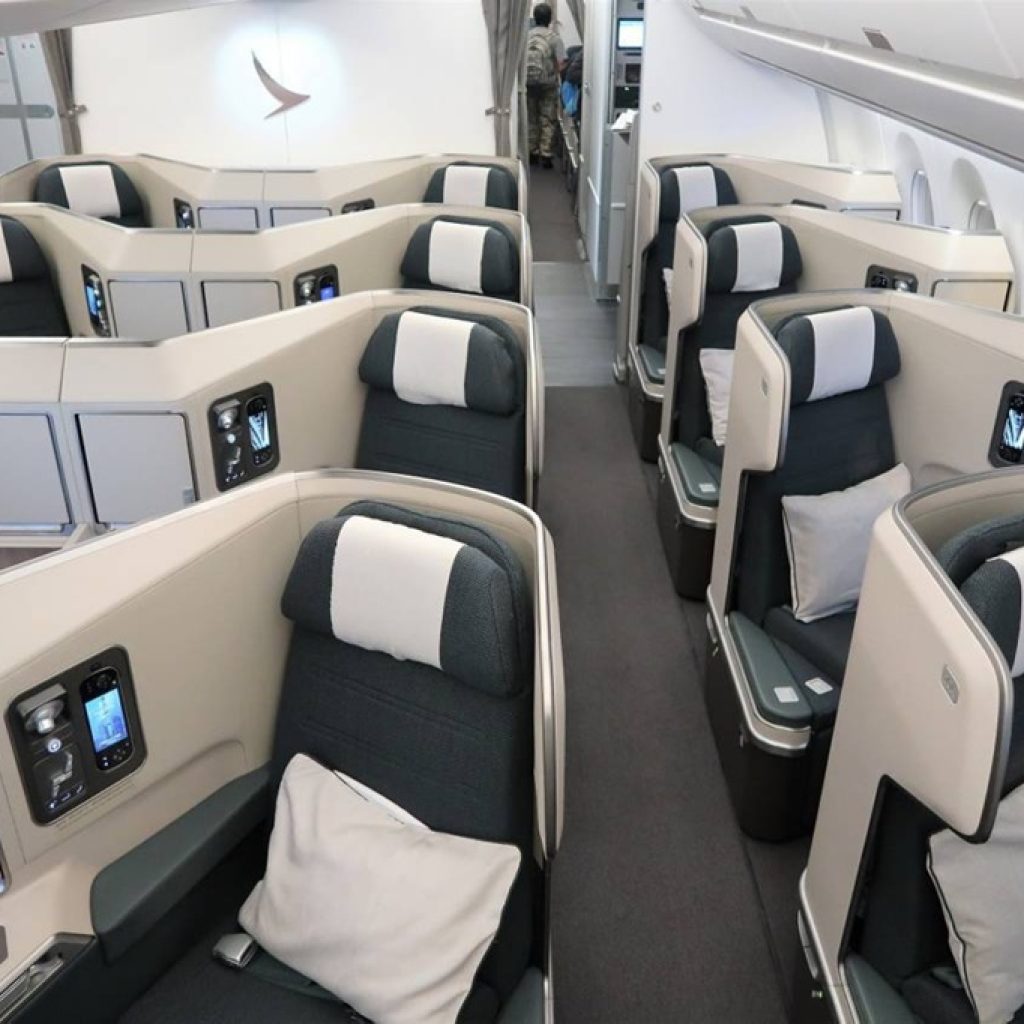 Business Class in Cathay Pacific
