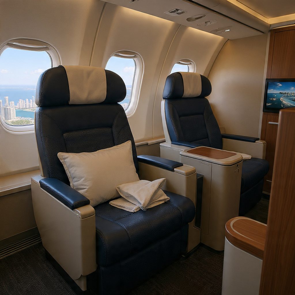 First Class Ticket to Dubai
