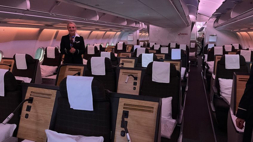 Swiss Airlines Business Class