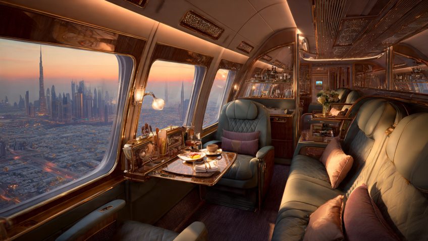 First Class Flight to Dubai