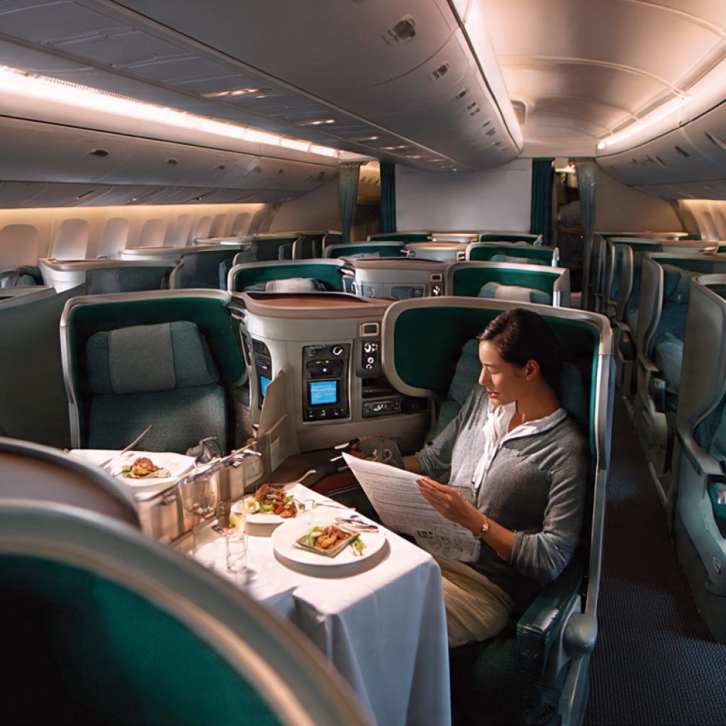Business Class in Cathay Pacific