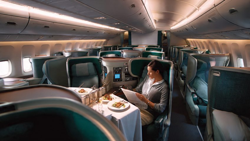 Business Class in Cathay Pacific
