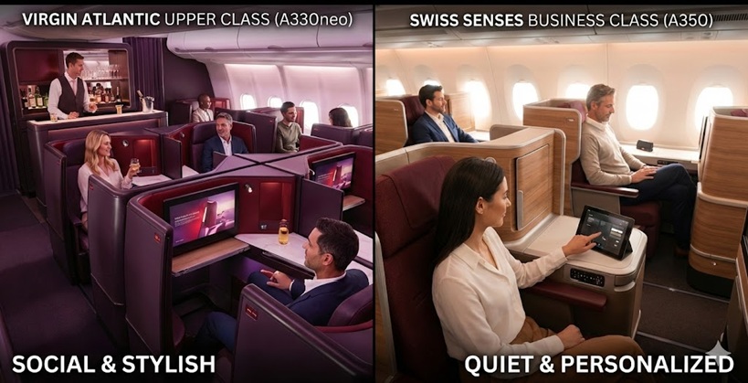 Swiss Airline Business Class
